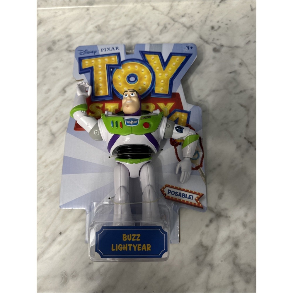 Disney Pixar Toy‎ Story 4 Buzz Lightyear Poseable Action Figure 8"